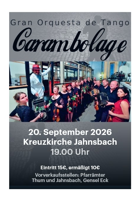 Plakat Carambolage &ndash; Gran Orquesta de Tango