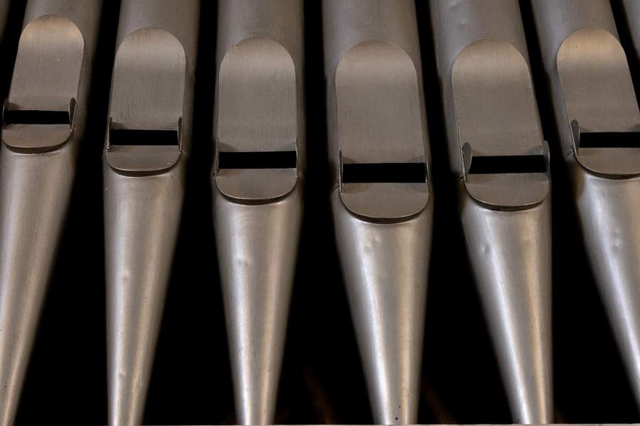 Orgelpfeifen im Detail